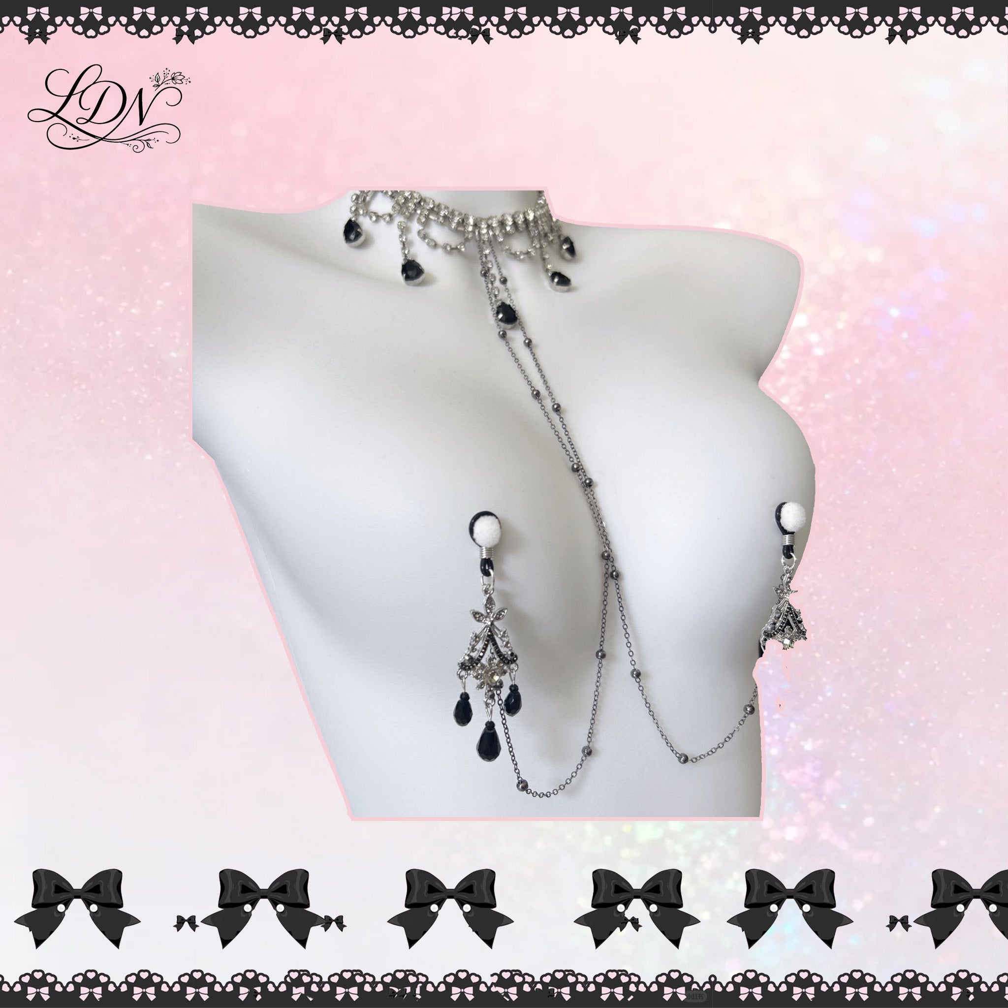 diamond collar nipple clamps