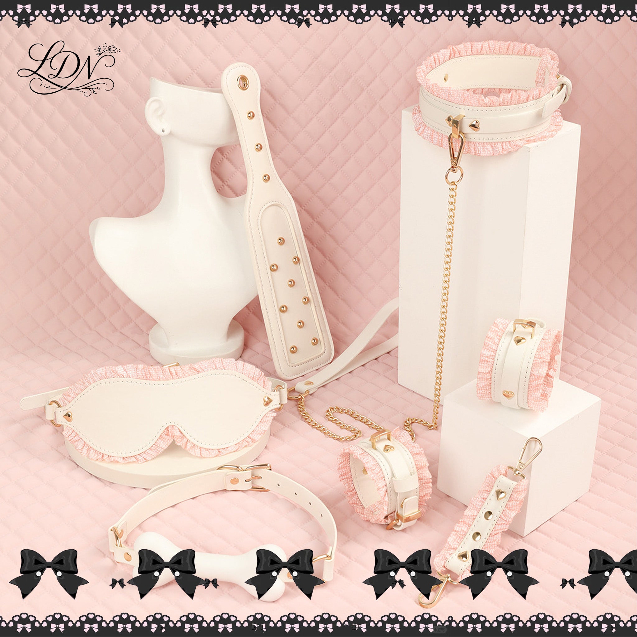Lace maid costume SM props