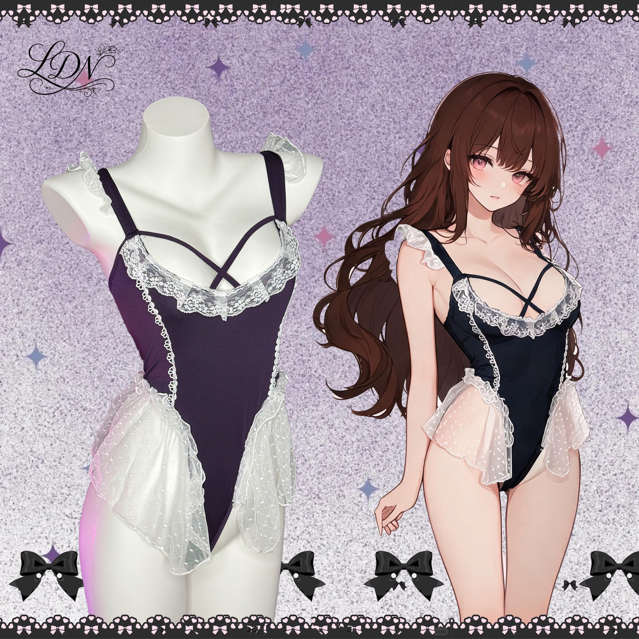 French lace bodysuit