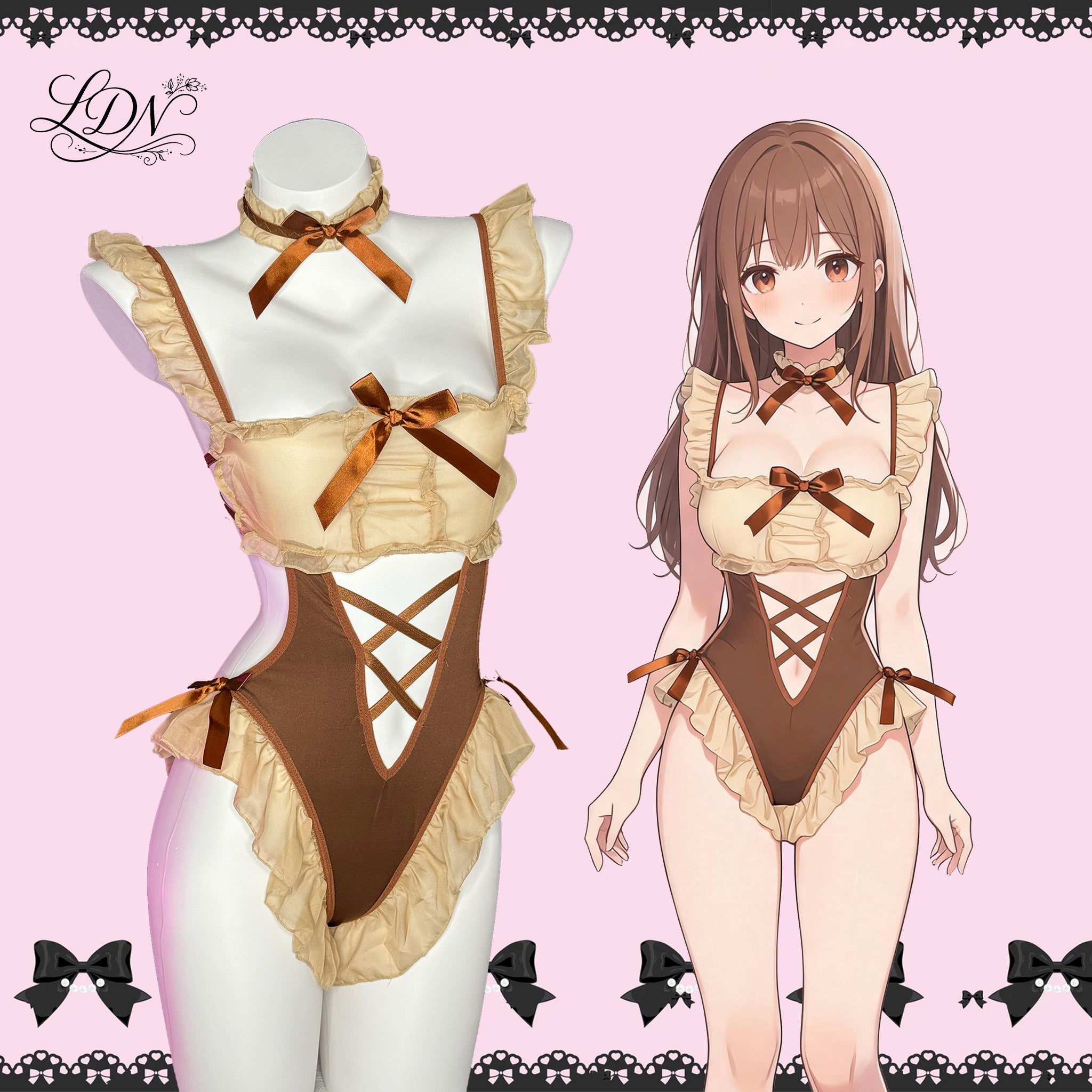 Caramel strap jumpsuit