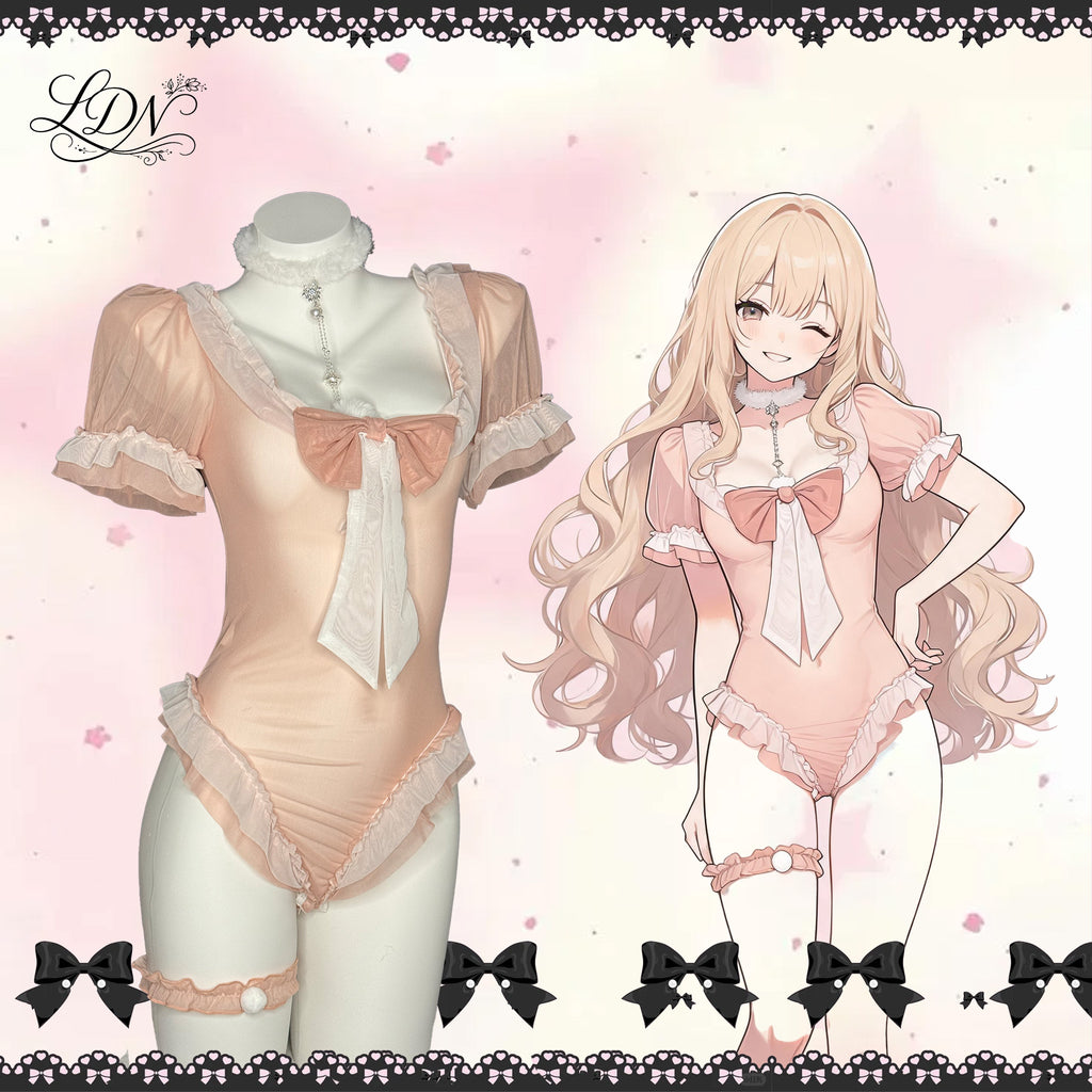 Bunny girl cosplay uniform jumpsuit