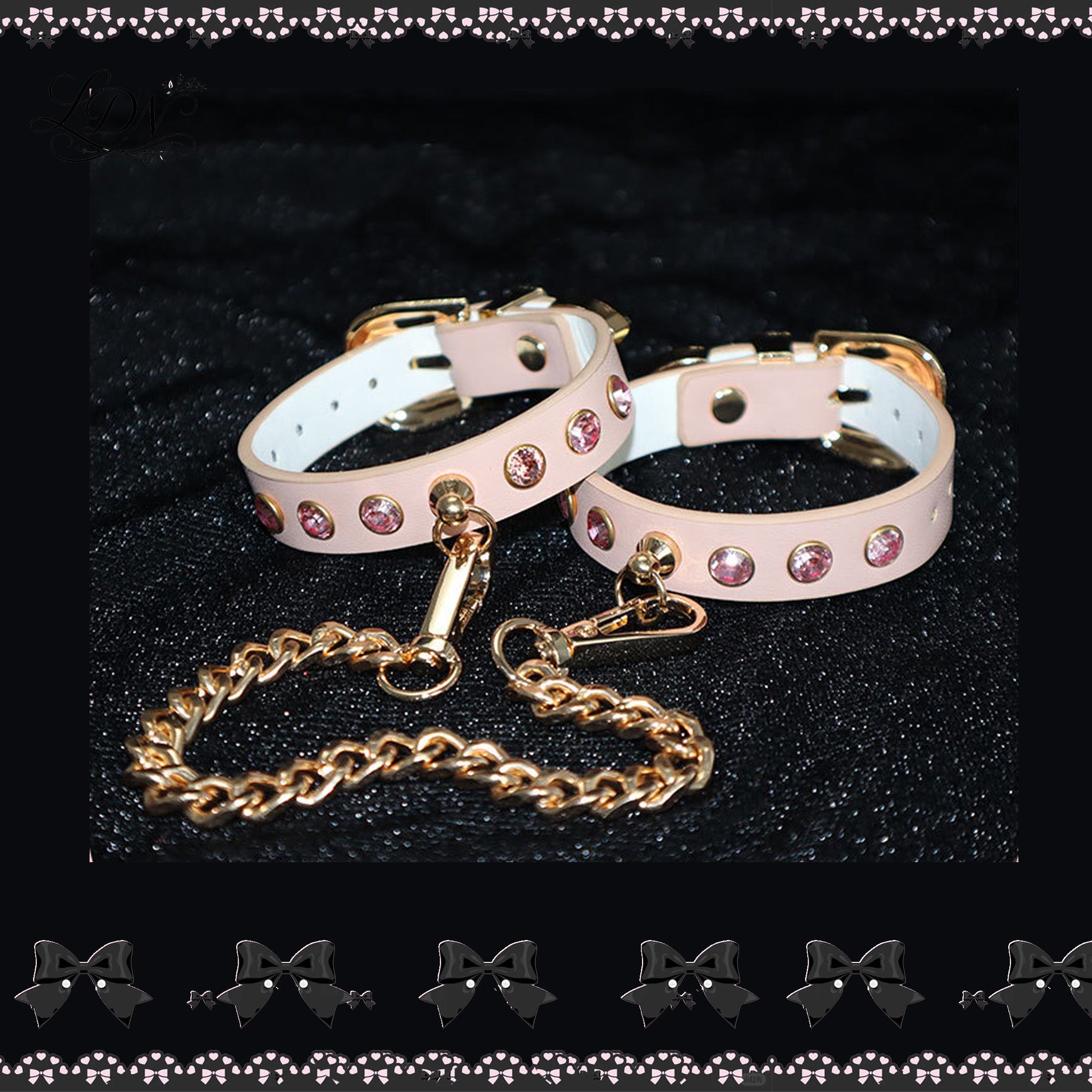 Pink diamond handcuffs